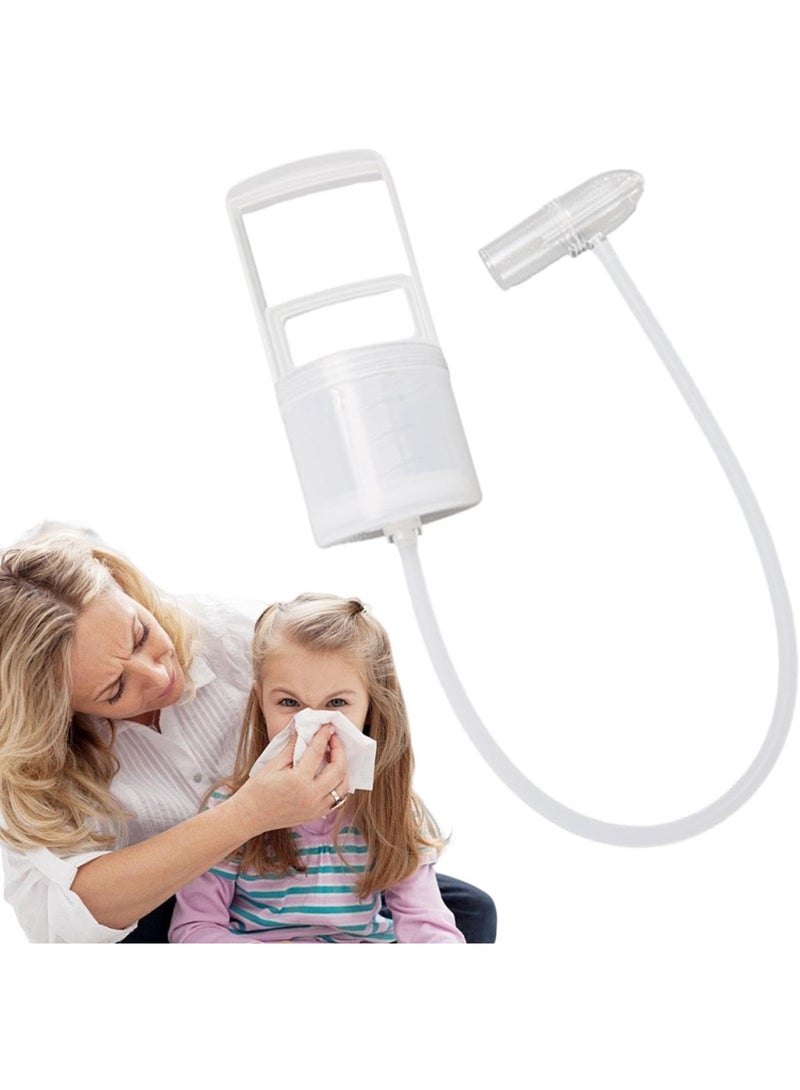 Baby Nasal Aspirator for Mucus Removal and Cleaning Nasal Passages, Safe Hand Tool for Infants and Toddlers, Easy to Use, Gentle on Nose, Helps Improve Breathing and Reduce Nasal Block - Image 1